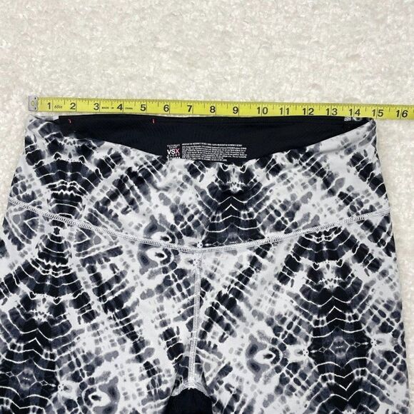 Victoria's Secret Sport Knockout Capri Black White Tie Dye - Picture 9 of 11